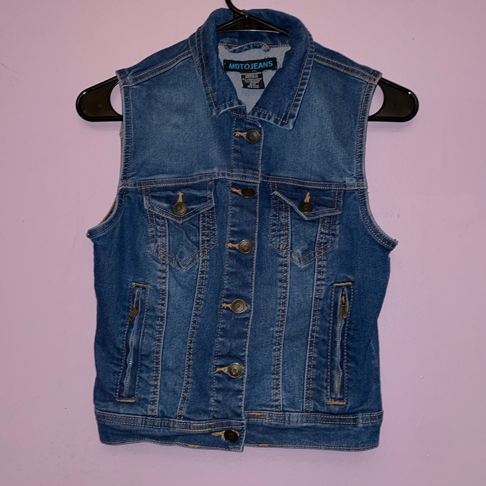 Motojeans Denim Girls Vest